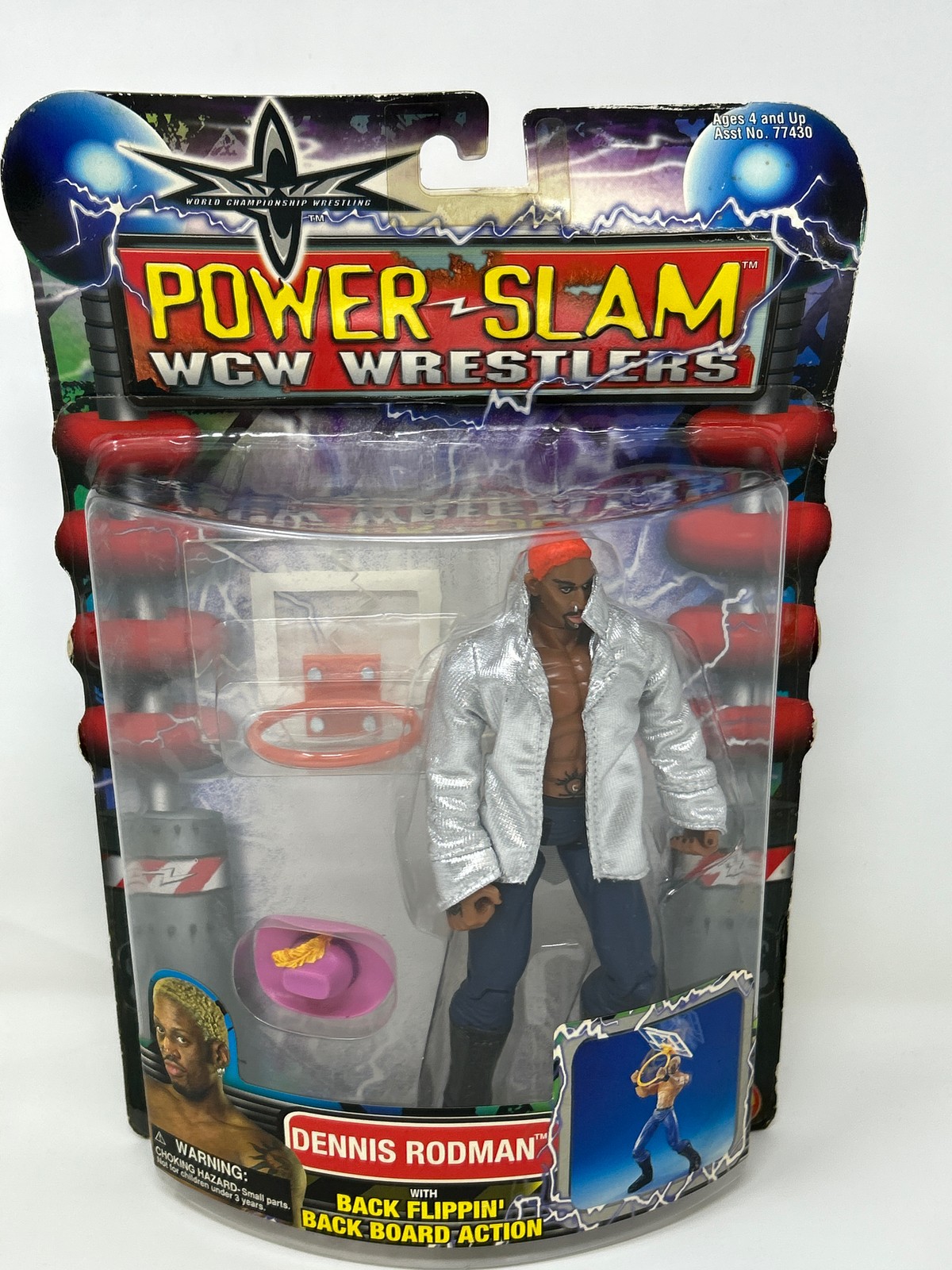 WCW Power Slam Figure - Dennis Rodman