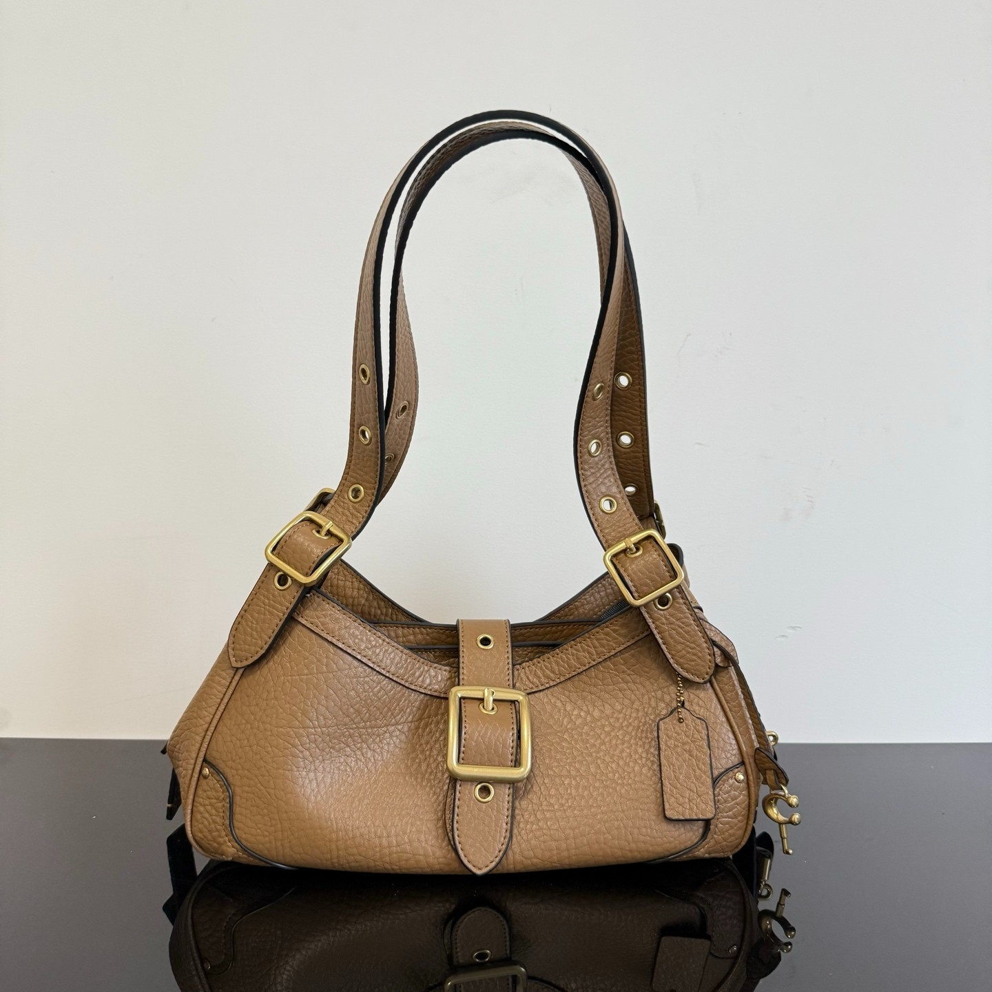 COACH Drifter Shoulder Bag 31 CFM45 Brass/Muted Olive COACH Drifter Shoulder Bag 31 CFM45 Brass/Muted Olive