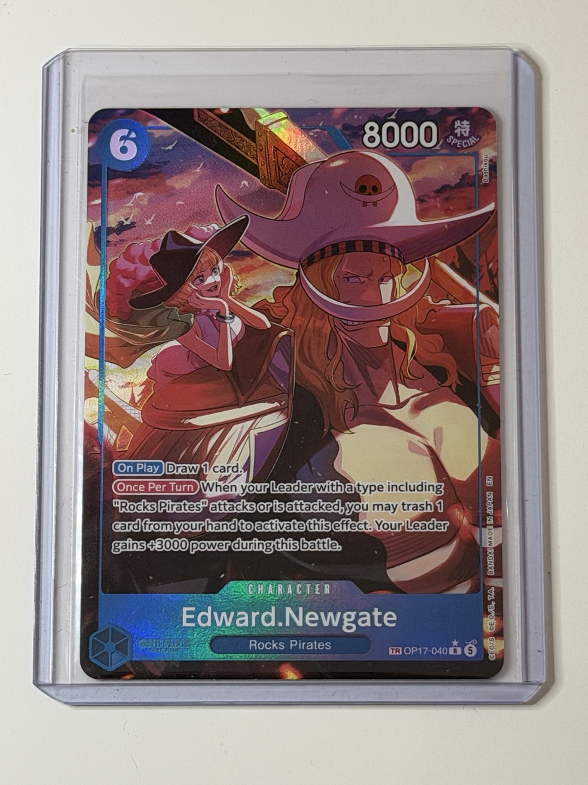 Edward.Newgate (TR) OP17-040 Treasure Rare One Piece World’s Strongest Warriors Edward.Newgate (TR) OP17-040 Treasure Rare One Piece World’s Strongest Warriors