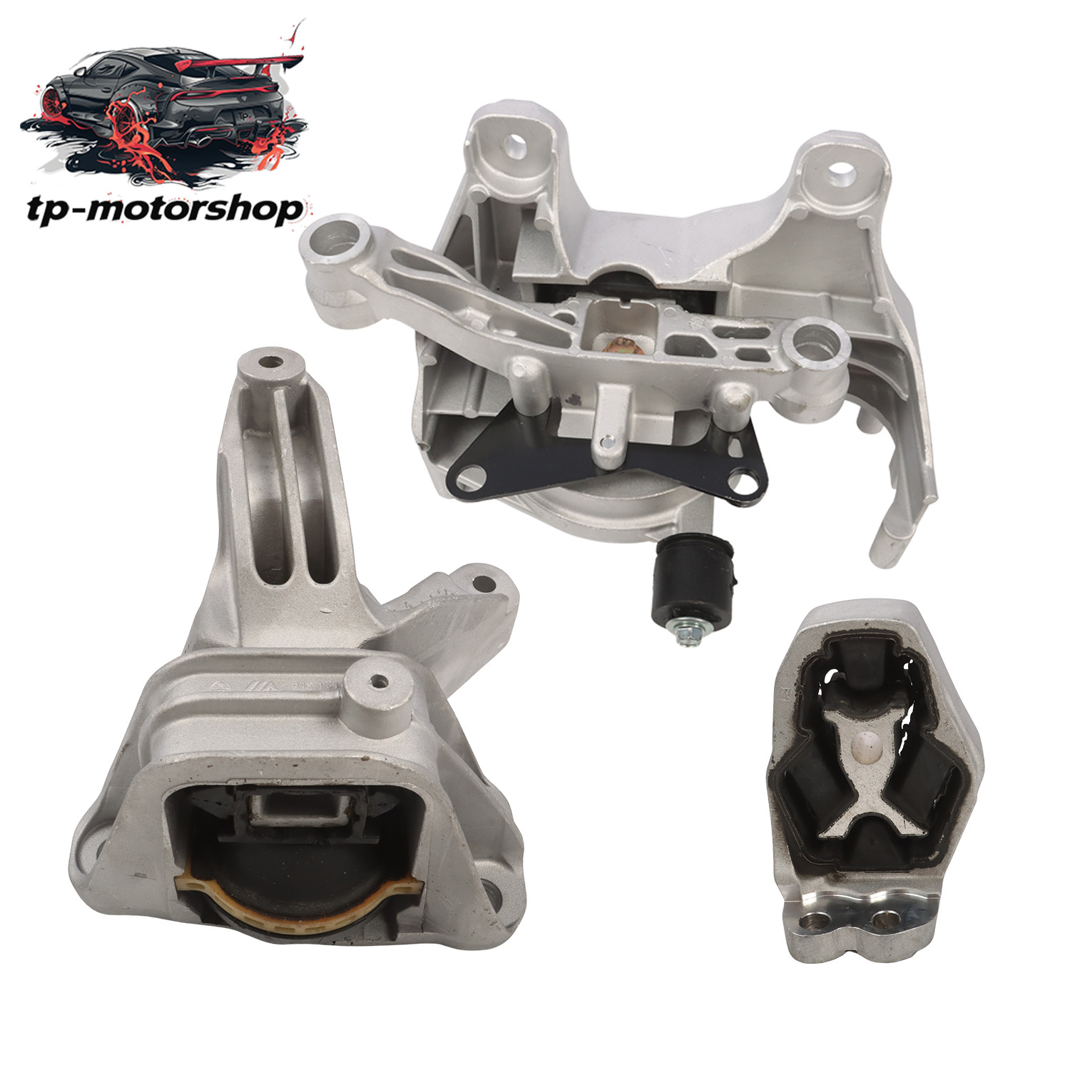 3Pcs CVT Transmission Engine Motor Mount Kit For Nissan Rogue 2021-2024 1.5L