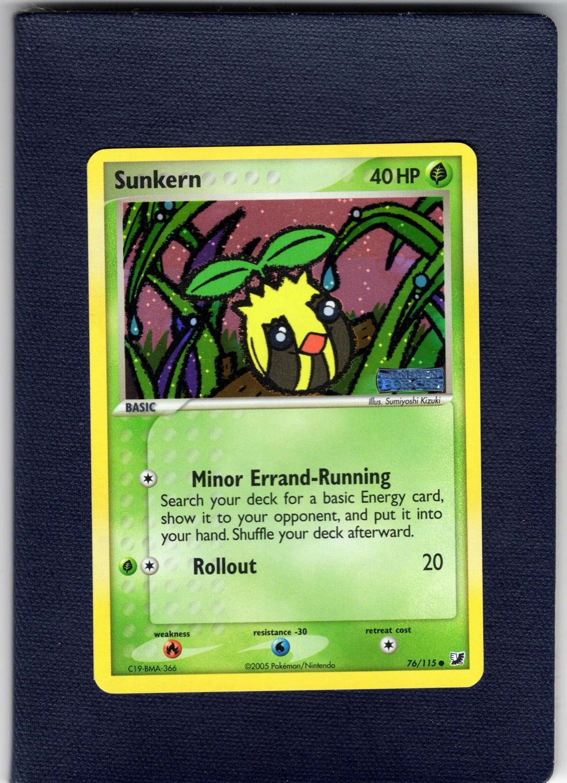 Sunkern 76/115 EX Unseen Forces Holo Stamped NM