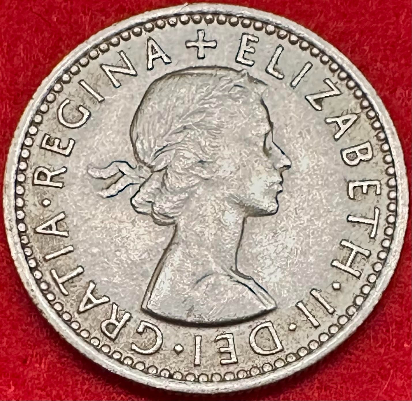 1964 GREAT BRITIAN QUEEN ELIZABETH II SIXPENCE CIRCULATED 6 PENCE UK COIN 1964 GREAT BRITIAN QUEEN ELIZABETH II SIXPENCE CIRCULATED 6 PENCE UK COIN