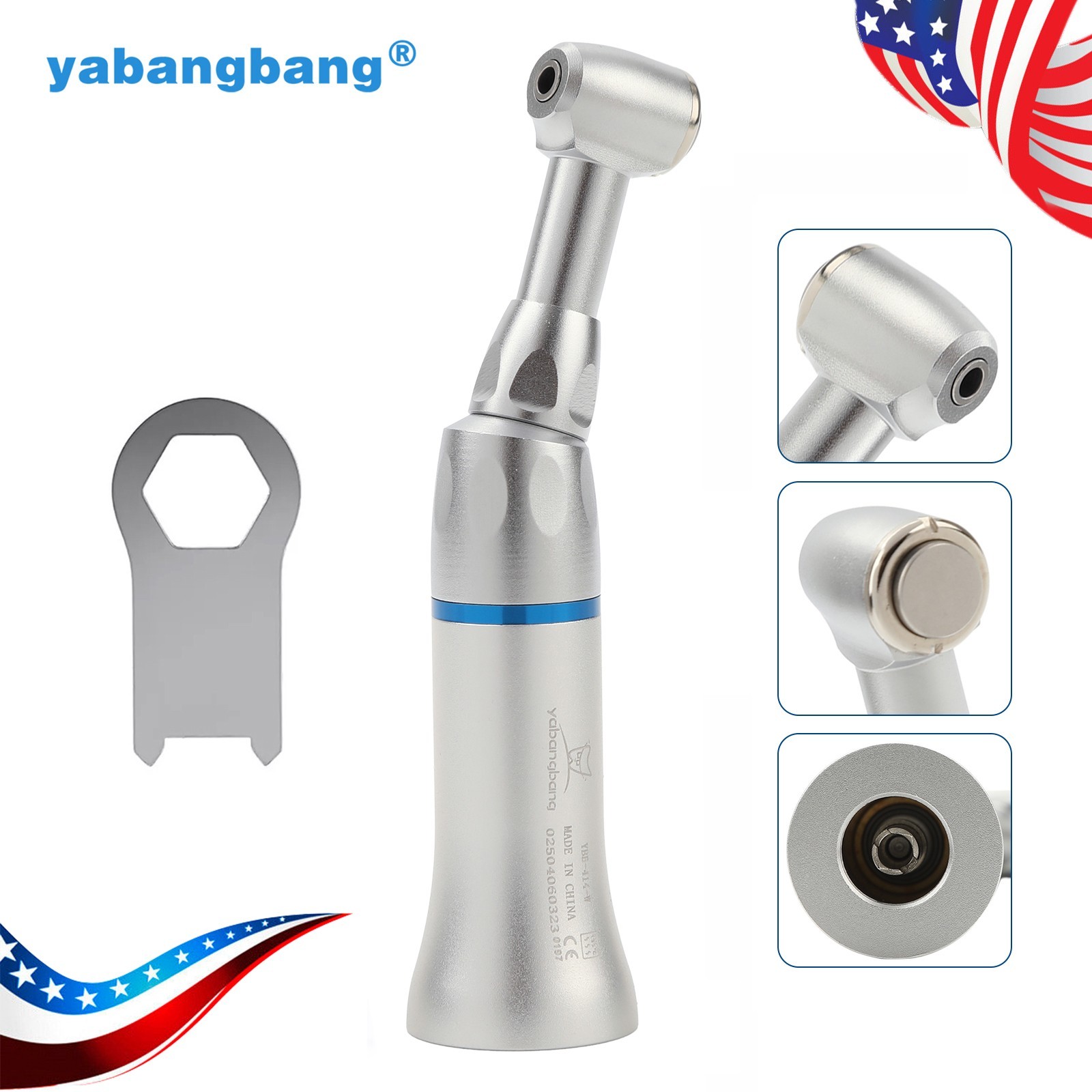 NSK Style Dental Slow Low Speed Handpiece Contra Angle Push Button/Latch E-type