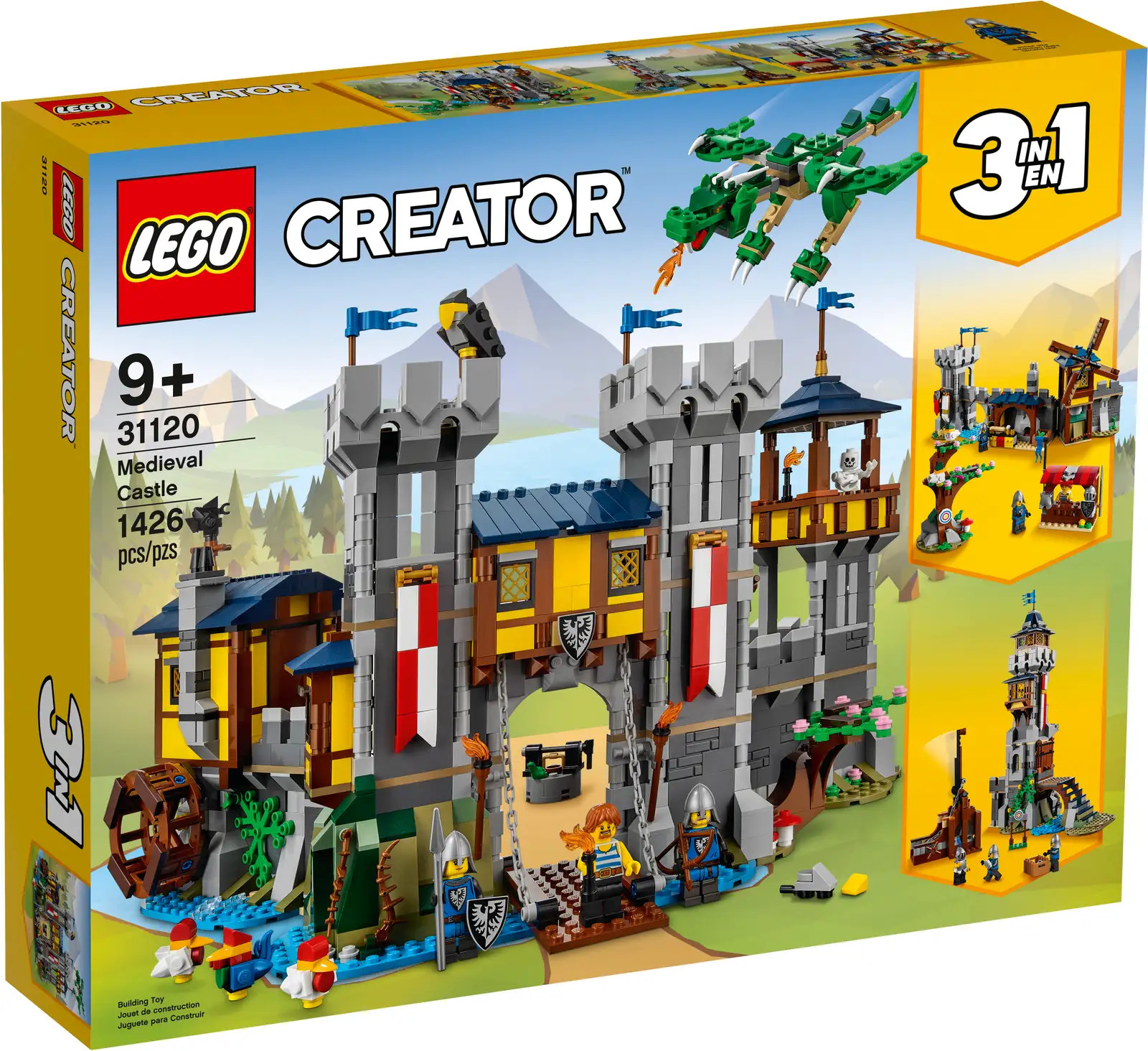 LEGO Creator 3 in 1 Medieval Castle (31120) NEW SEALED RETIRED 🏰 🎁