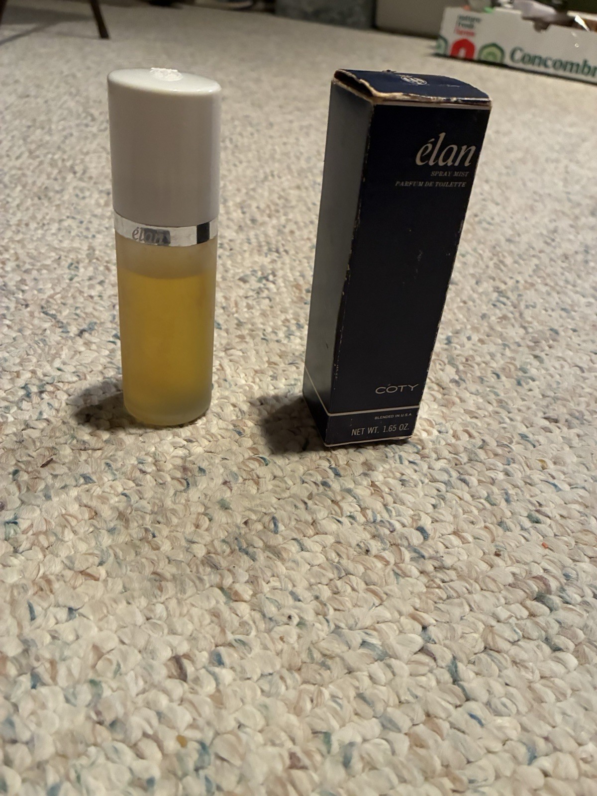 Coty ELAN Pure Spray Parfum De Toilette 2 oz Bottle New Old Stock In Box￼