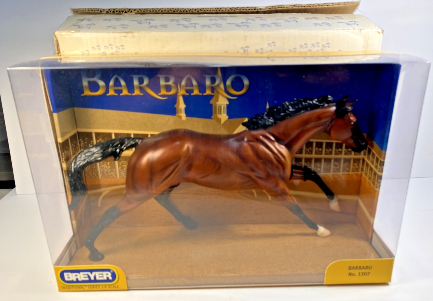 Breyer Barbaro #1307 Traditional Series 1:9 Scale Model Horse NIB Retired 2006 Breyer Barbaro #1307 Traditional Series 1:9 Scale Model Horse NIB Retired 2006