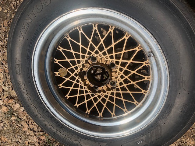1982-92 Firebird Trans Am GTA Spider gold mesh rim OEM 16x8 Vintage FRONT RIM