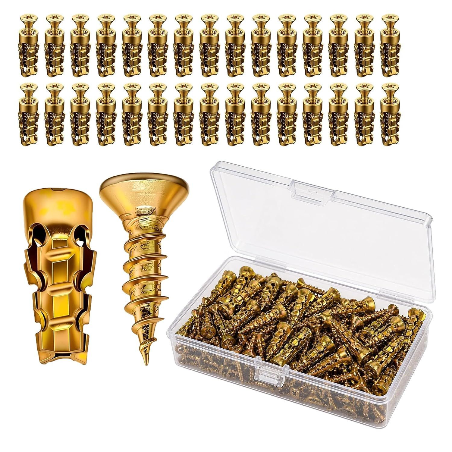 6×14Mm Short Expansion Screw Set,Door Hinge Repair Screw and Expansion Anchor 6×14Mm Short Expansion Screw Set,Door Hinge Repair Screw and Expansion Anchor
