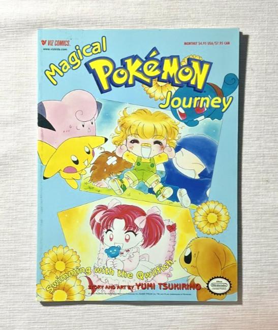 Magical Pokemon Journey Vol 2 #1 Comic Book VIZ 1999 Qwilfish Vintage Rare Magical Pokemon Journey Vol 2 #1 Comic Book VIZ 1999 Qwilfish Vintage Rare
