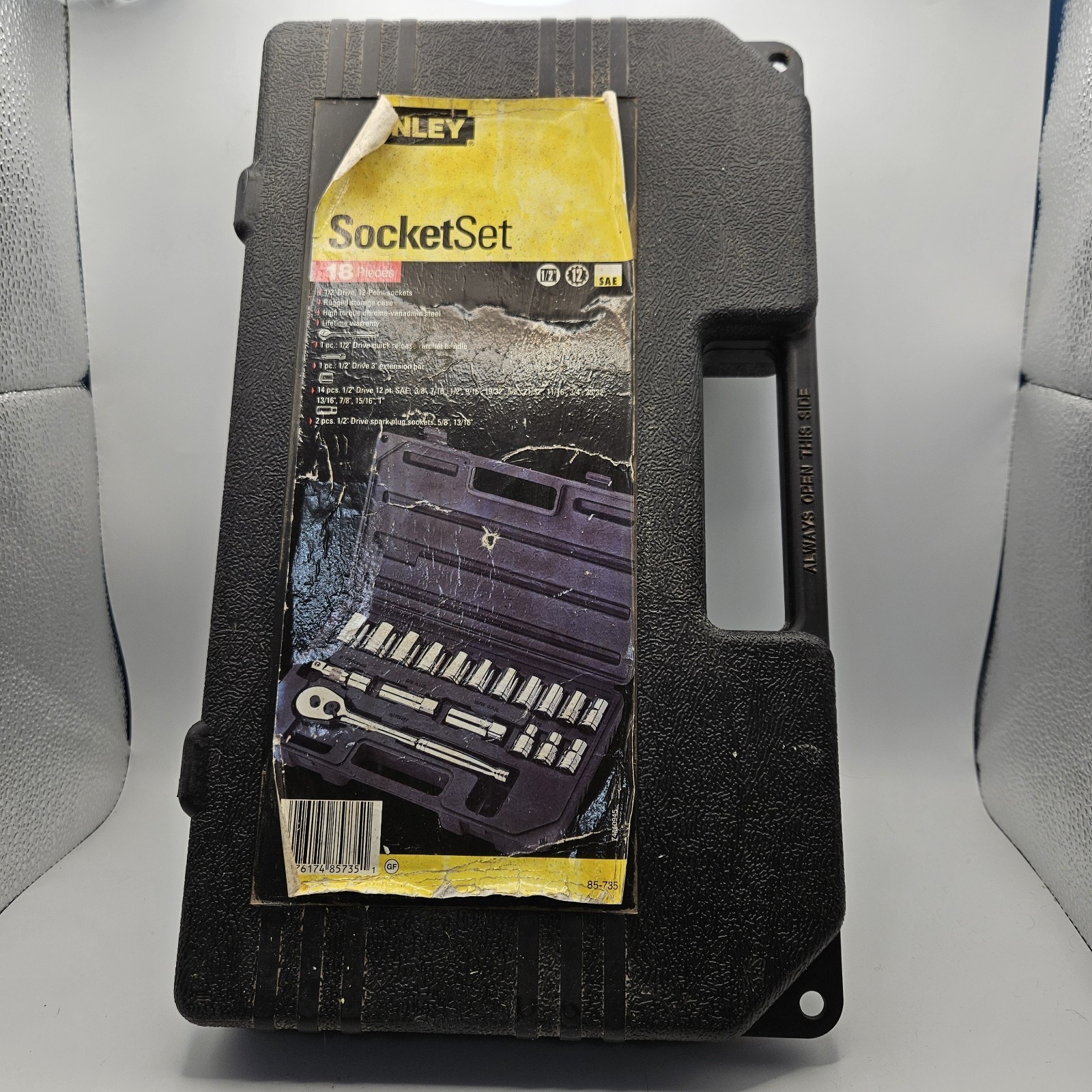 Vintage Stanley 18-Piece Socket Set 1/2