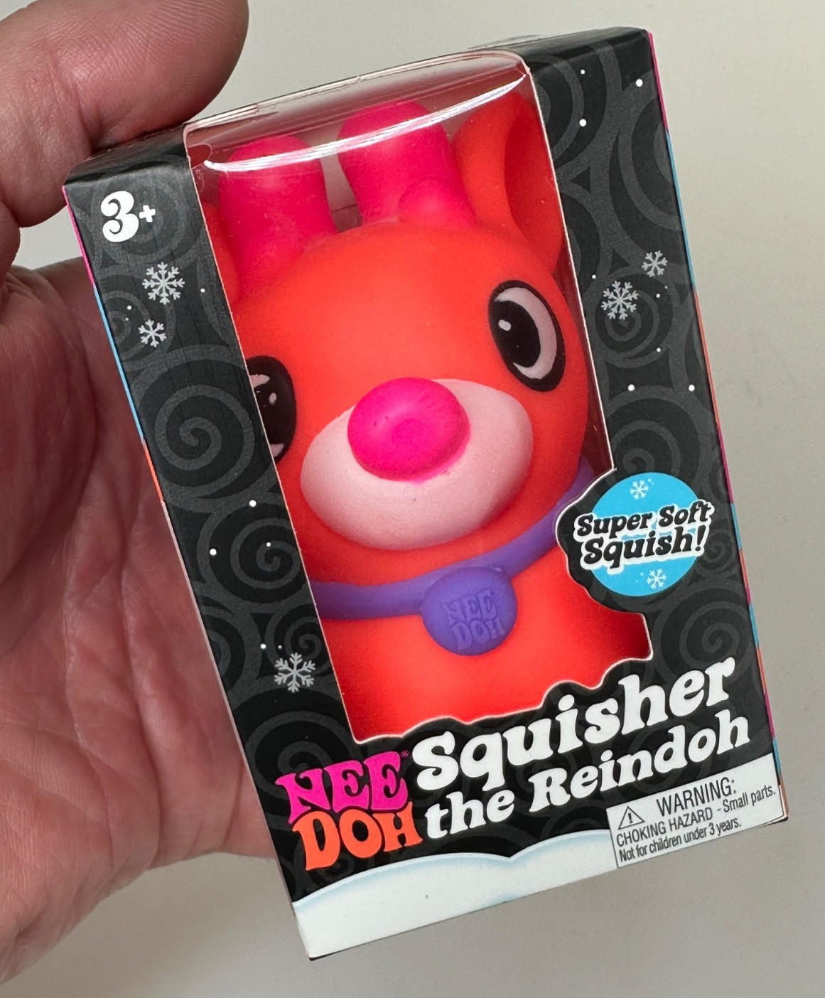 Schylling *ORANGE* NeeDoh Squisher the Reindoh Unreleased Rare Squishy Schylling *ORANGE* NeeDoh Squisher the Reindoh Unreleased Rare Squishy