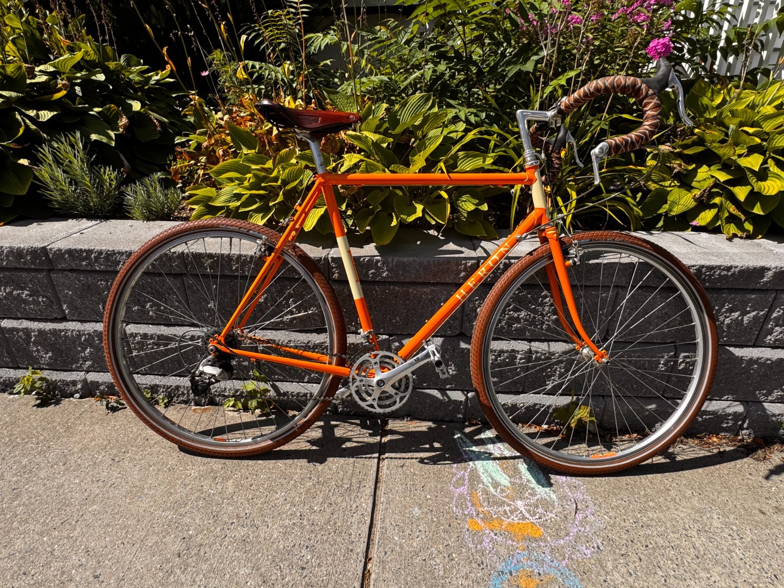 Rare Orange Heron/Rivendell Touring Bike - 59cm