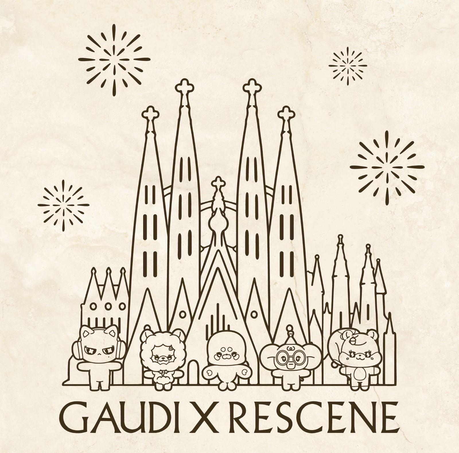 (Offline Proxy) RESCENE X GAUDÍ GAUDI Collaboration POP-UP OFFICIAL MERCH