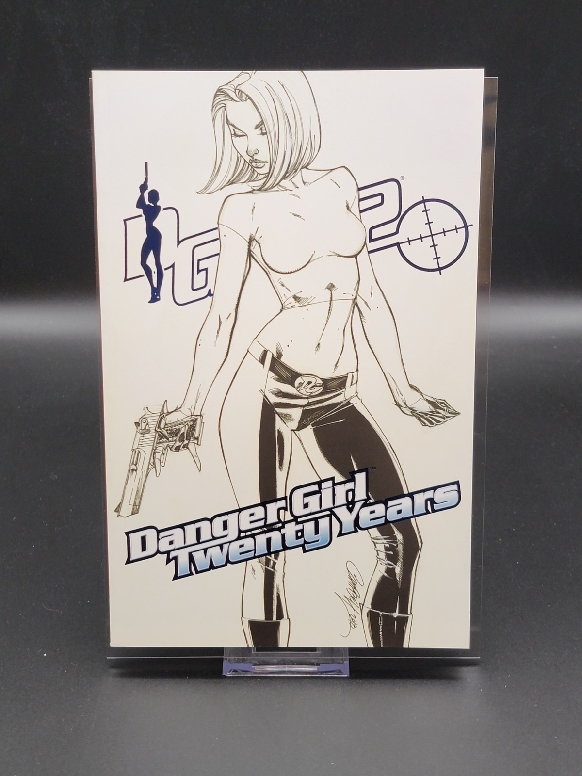 Danger Girl Twenty Years #1 J. Scott Campbell ⋅ IDW ⋅ 2018 ⋅ Line-art with Foil