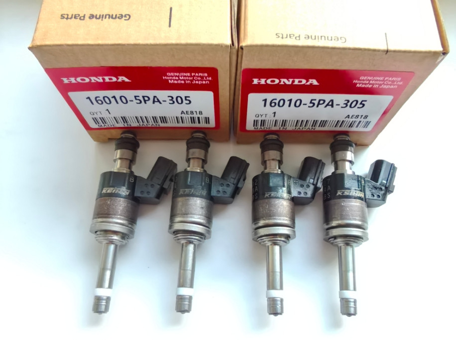 4PCS GENUINE OEM FUEL INJECTORS 16010-5PA-305 FOR ACCORD CR-V CIVIC 1.5L TURBO