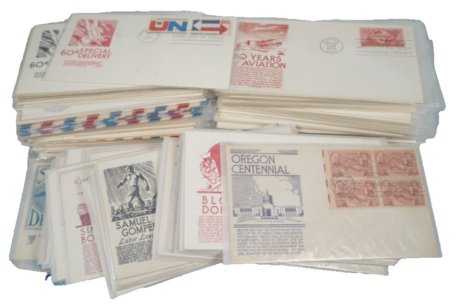 Us 1930S-1970S Collection Of 225+ Anderson Cachet Fdcs All Sleeved