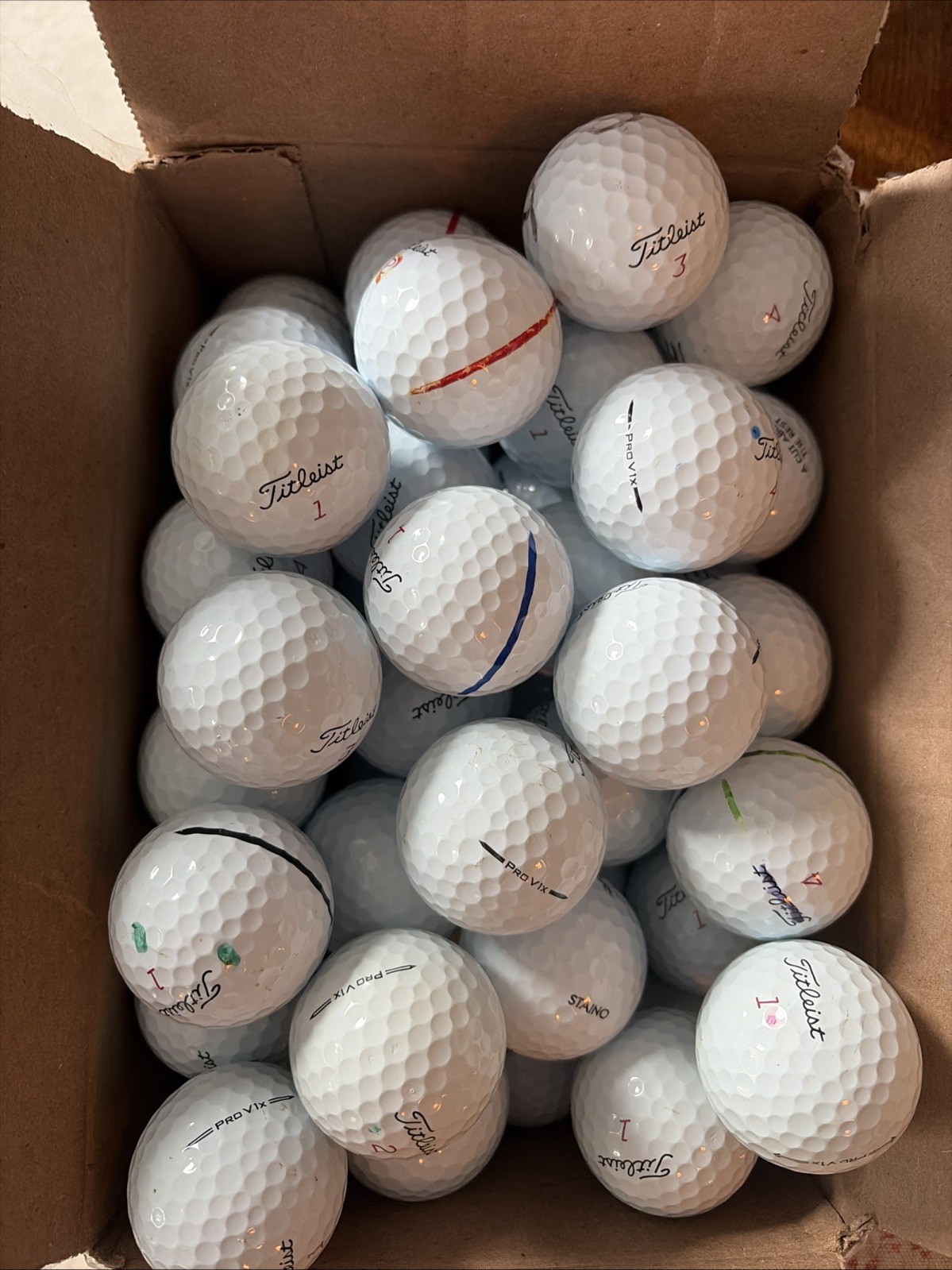 50 Titleist Pro V1x AAAAA Mint Used Golf Balls 5A 50 Titleist Pro V1x AAAAA Mint Used Golf Balls 5A