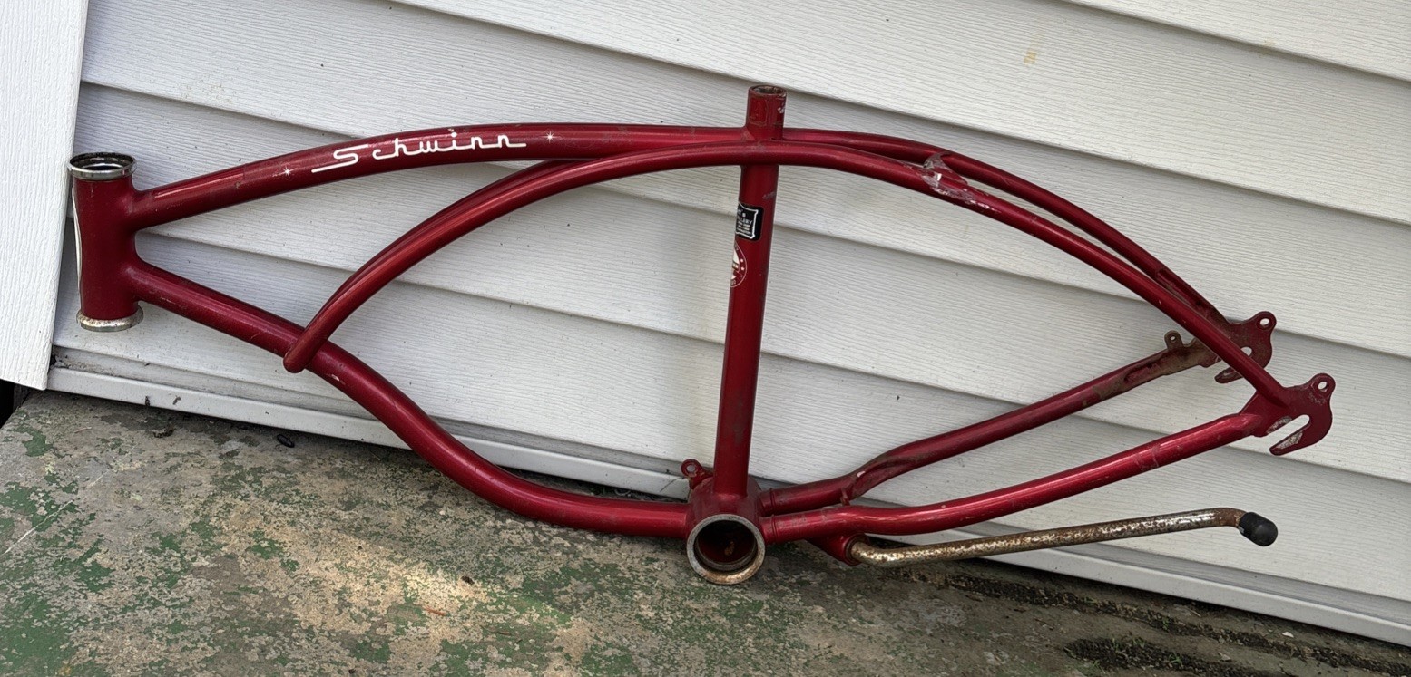 Schwinn Stingray Bicycle Frame Reproduction Apple Krate Frame
