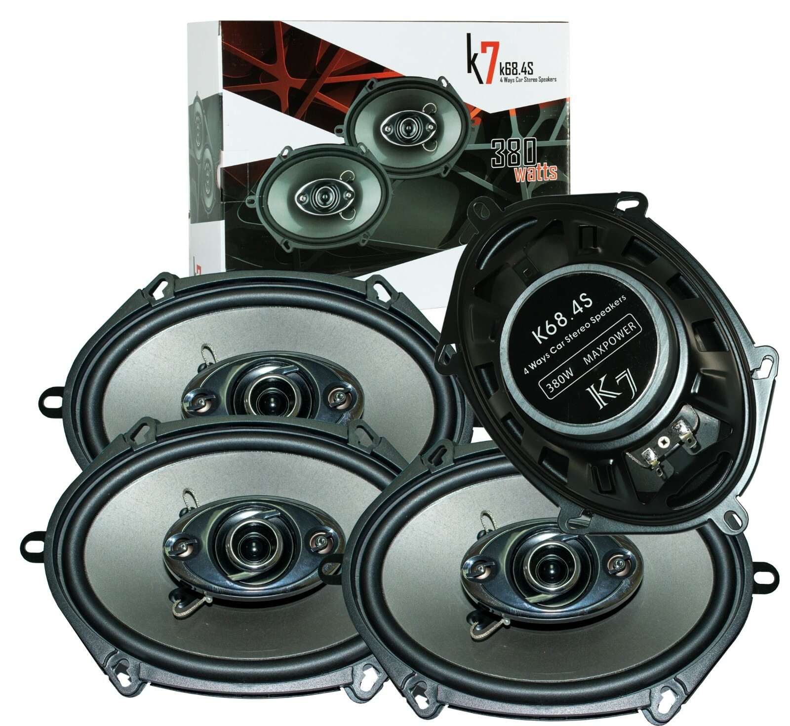4x Audiotek K68.4S 760W 6x8\