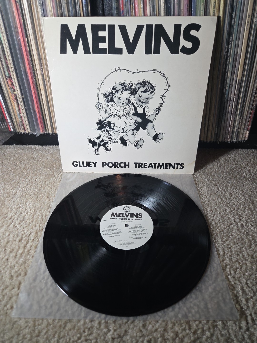 Melvins Gluey Porch Treatments Lp Vinyl 1987 1st Alchemy Press VG+/VG+ Wax