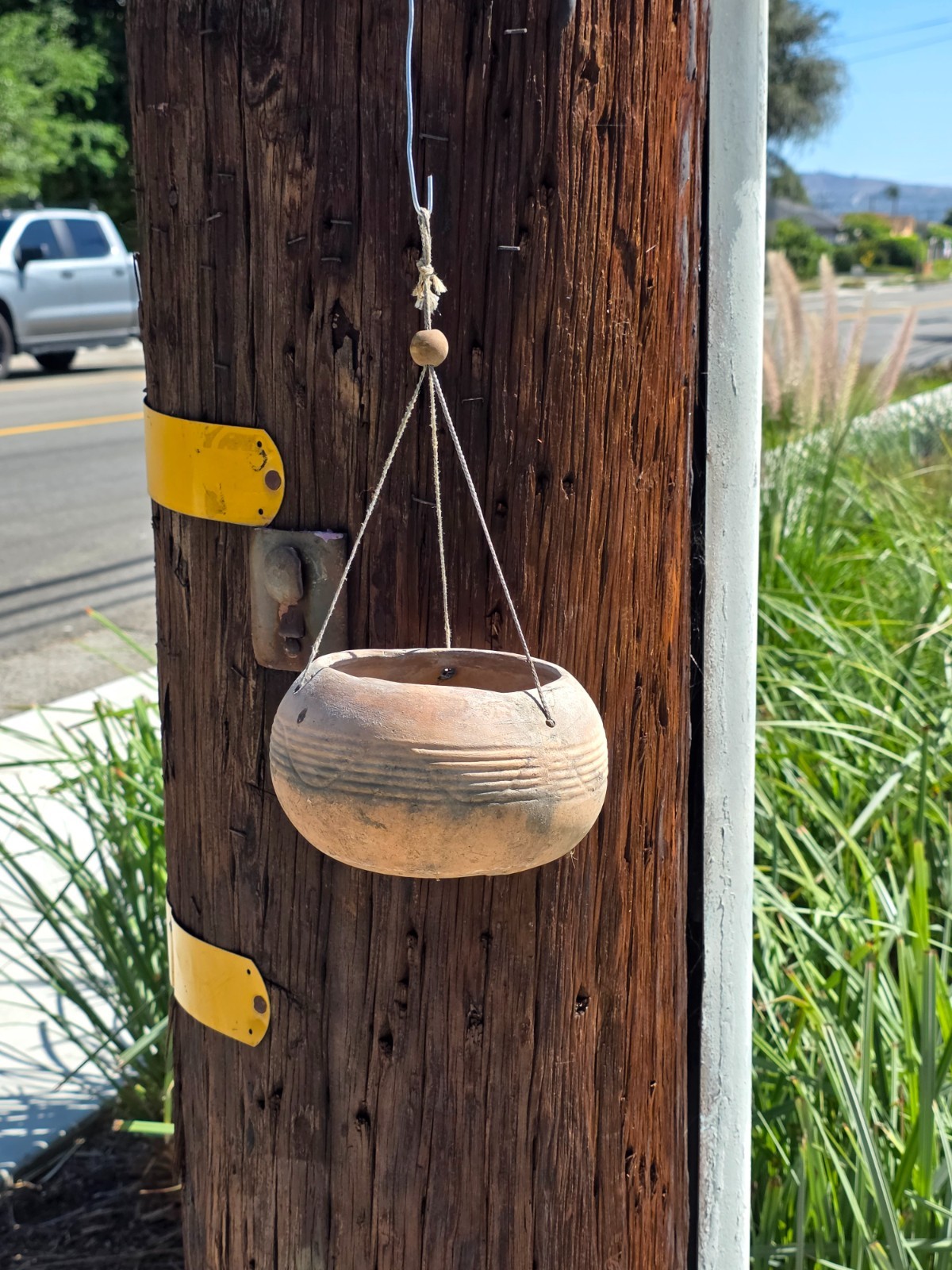 Vintage Terracotta Hanging Planter 6 Vintage Terracotta Hanging Planter 6