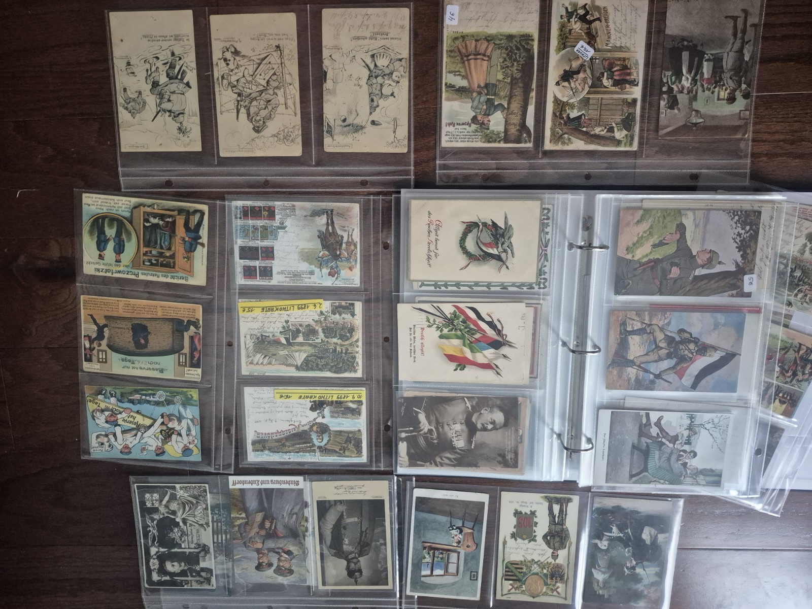 Imperial Germany & WWI German Soldier's 121 Lot Postcard Album Collection RPPC Imperial Germany & WWI German Soldier's 121 Lot Postcard Album Collection RPPC