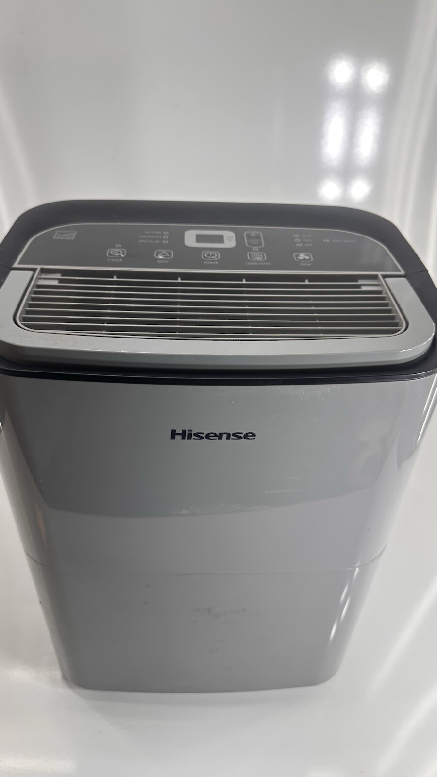 Hisense DH5020K1G 35-Pint 2-Speed Dehumidifier - Gray Hisense DH5020K1G 35-Pint 2-Speed Dehumidifier - Gray