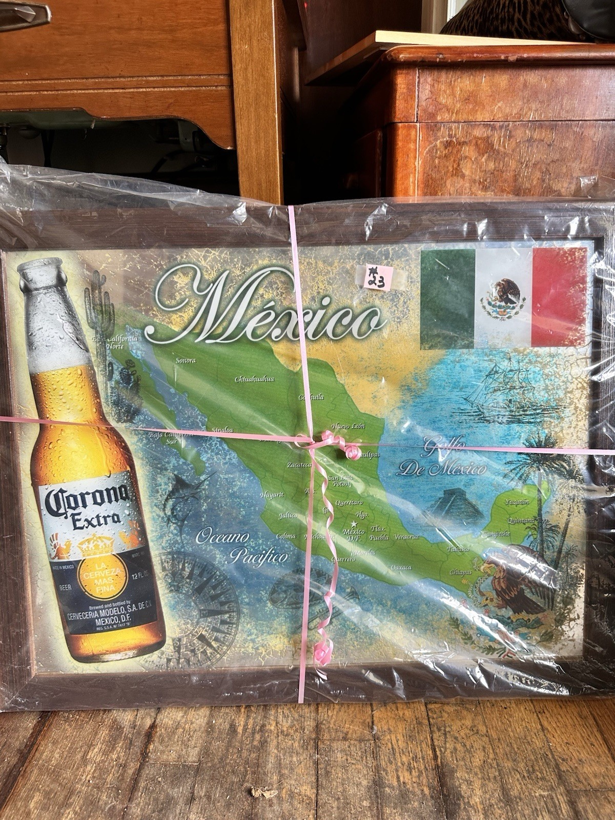 Vintage Corona Gulf Of Mexico Mirror Sign Vintage Corona Gulf Of Mexico Mirror Sign