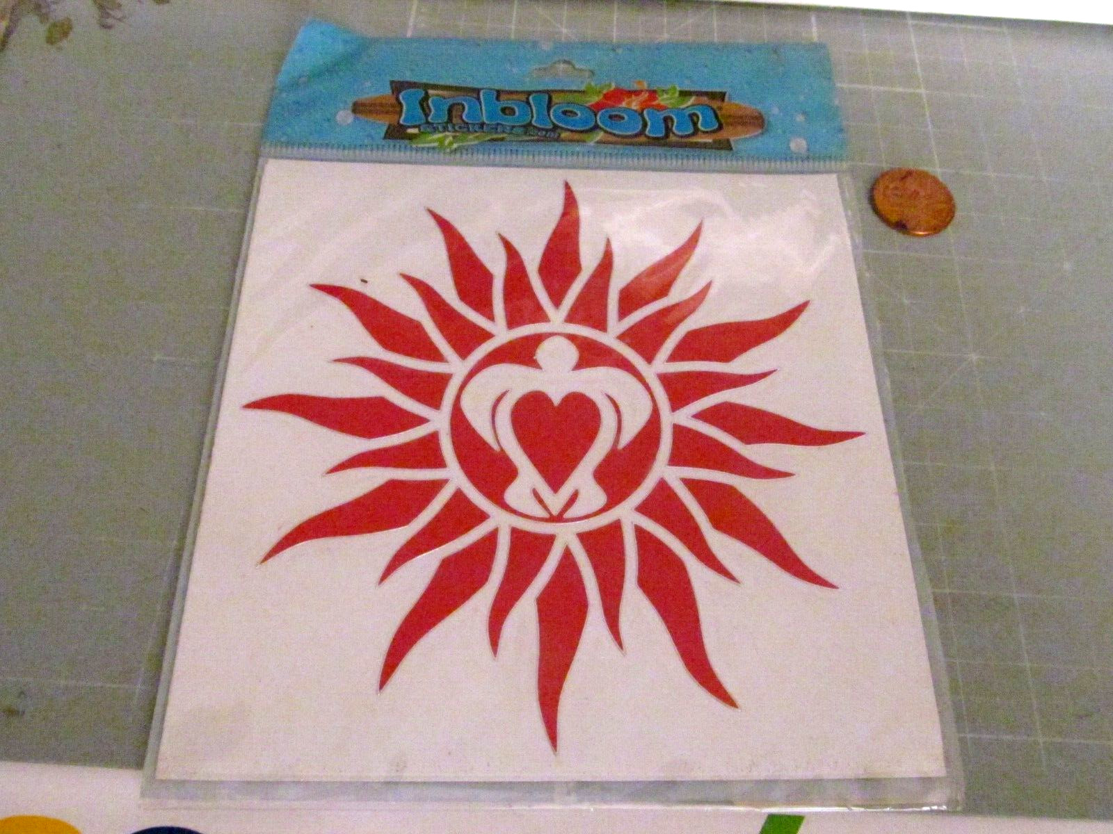 INBLOOM VINTAGE Sticker Decal ORIGINAL OLD STOCK INBLOOM VINTAGE Sticker Decal ORIGINAL OLD STOCK
