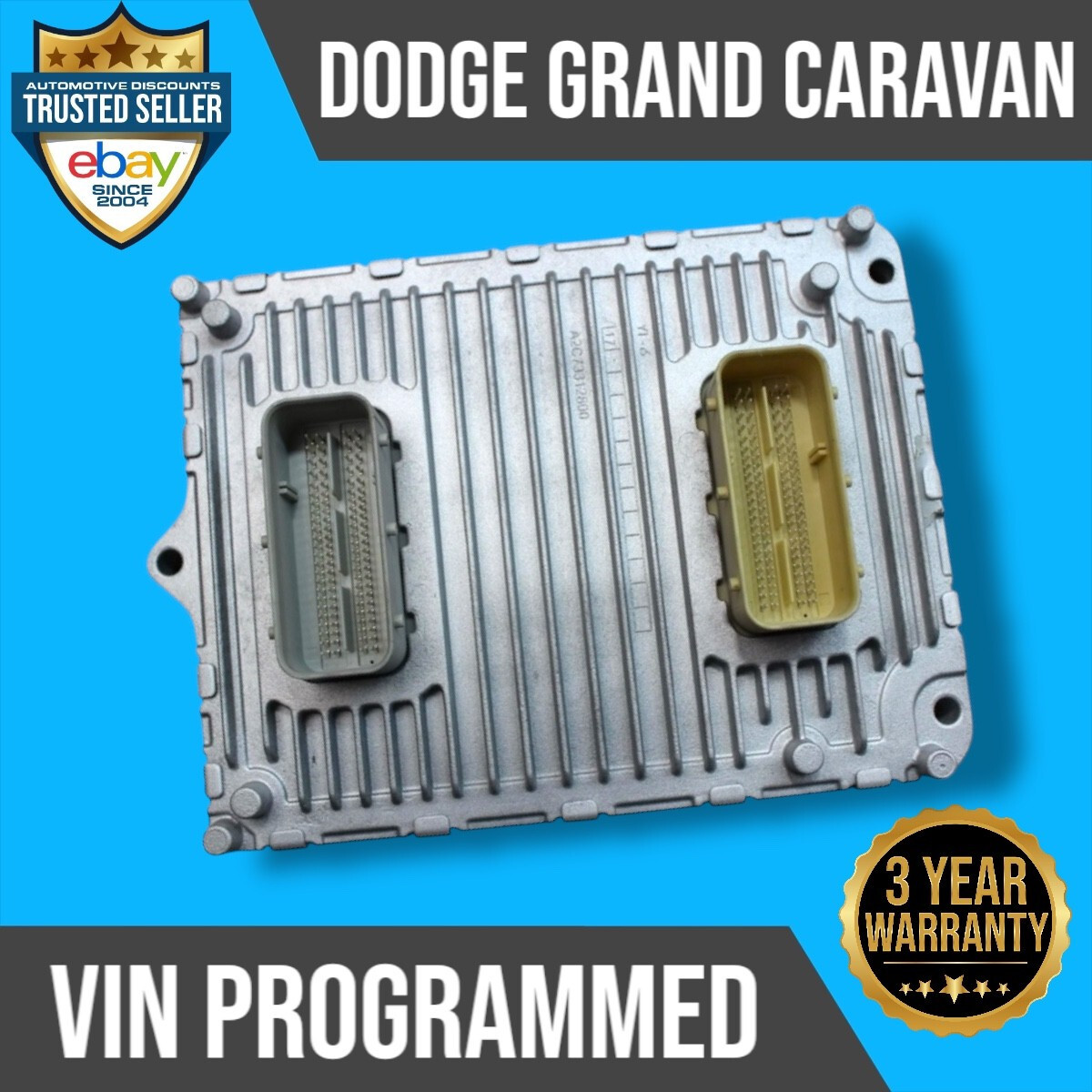 2016 Dodge Grand Caravan 3.6L Engine Computer Ecu Ecm Pcm Plug & Play 68243295 2016 Dodge Grand Caravan 3.6L Engine Computer Ecu Ecm Pcm Plug & Play 68243295