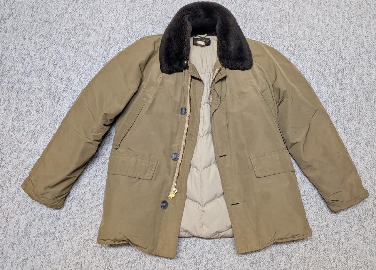 vintage EDDIE BAUER parka GOOSE DOWN shearling mouton M coat jacket 1970s 1980s