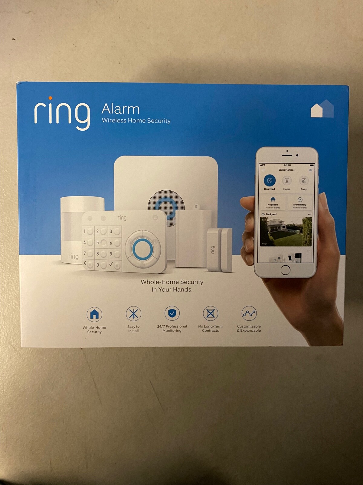 NEW * Ring Alarm 5 Piece Kit (1st Gen) Home Security System. Works with Alexa NEW * Ring Alarm 5 Piece Kit (1st Gen) Home Security System. Works with Alexa