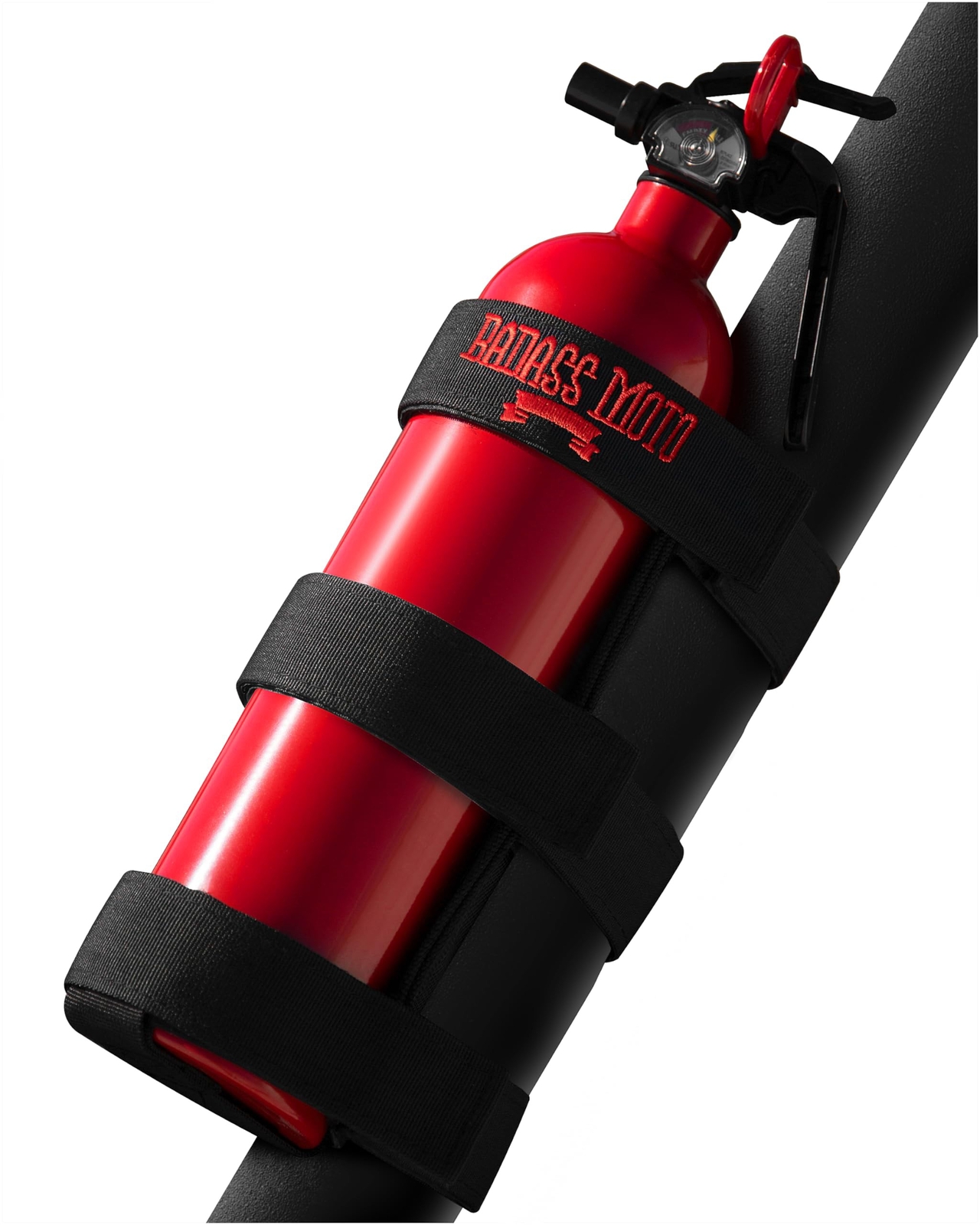 Badass Moto Jeep Fire Extinguisher Mount Gladiator Holder Jeep Wrangler Black