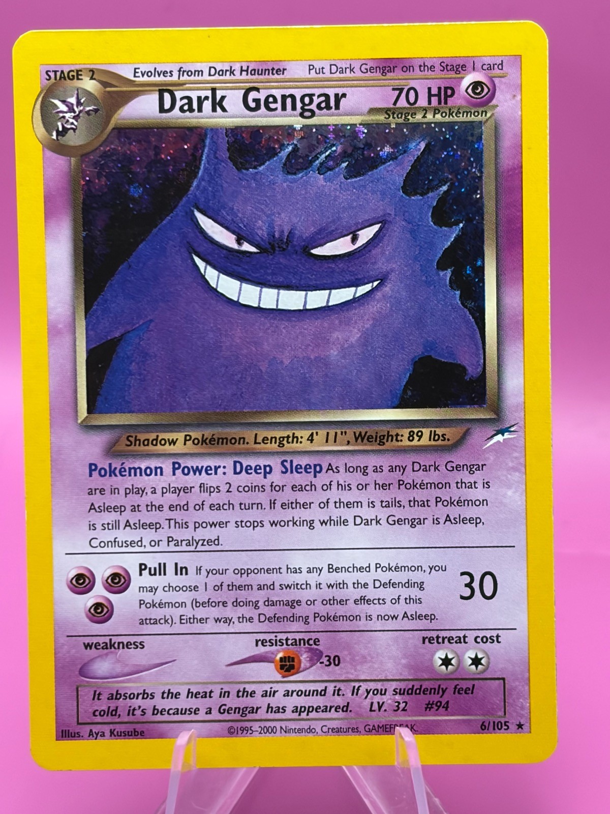 DARK GENGAR NEO DESTINY #6 2002 HOLO LP + / NM