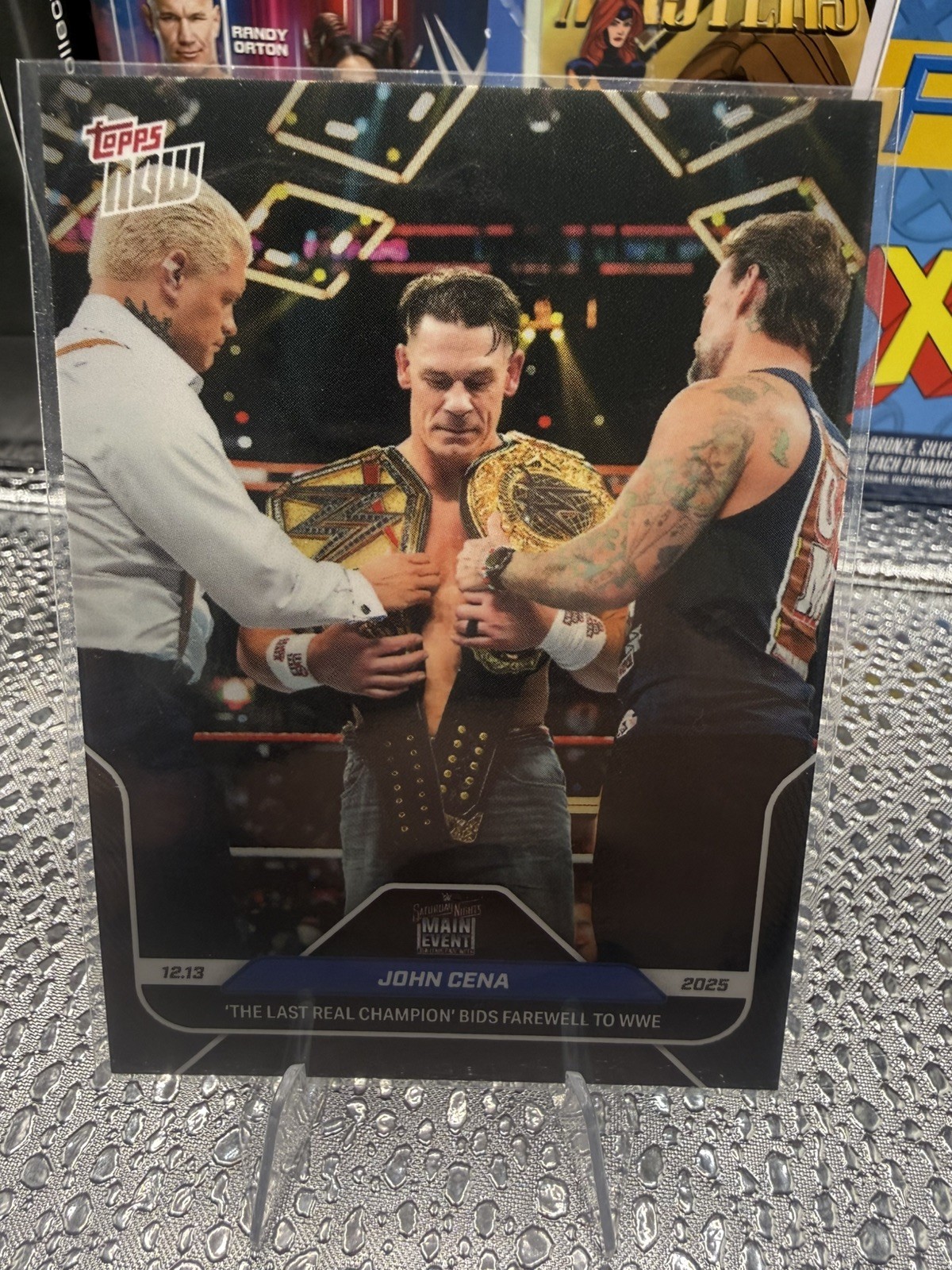2025 Topps Now WWE - John Cena #137 The Last Real Champion Retirement 2025 Topps Now WWE - John Cena #137 The Last Real Champion Retirement