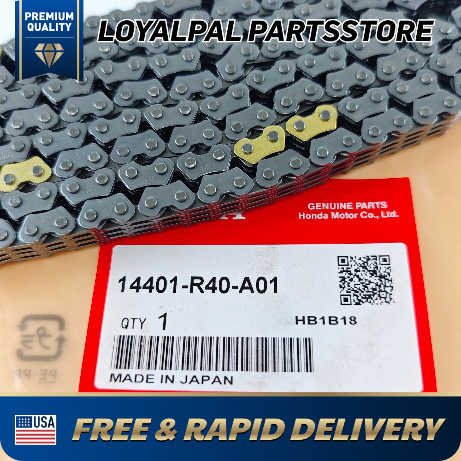 OEM DID Engine Timing Chain 14401-R40-A01 Fit Honda Acura TSX Civic Accord CR-V