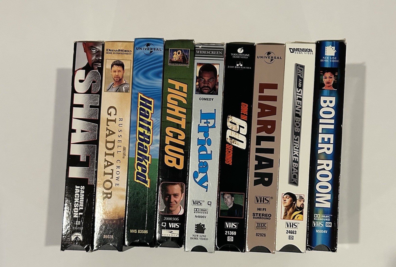 9 Vintage  1980s - 1990’s VHS Movies Boiler Room Fight Club Friday