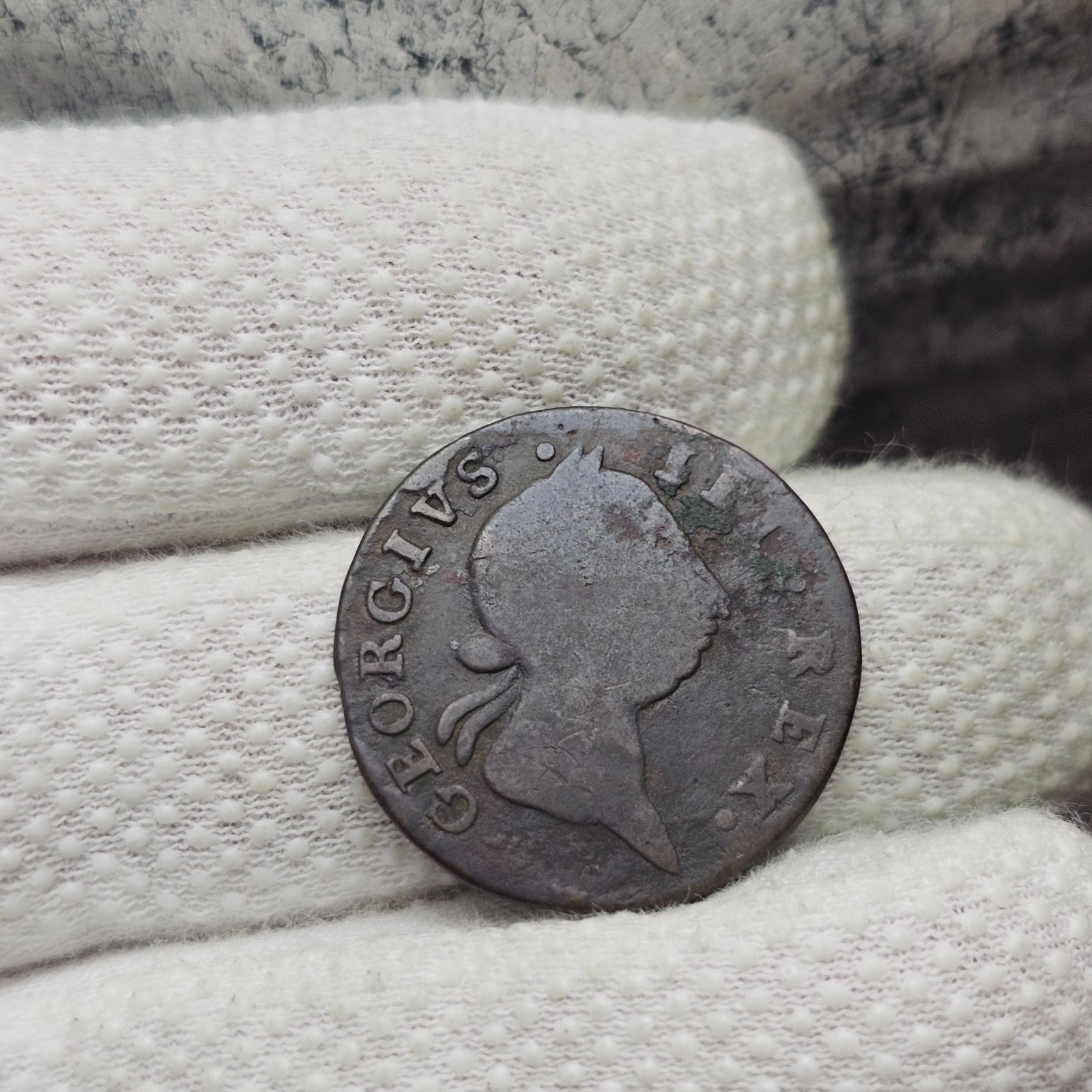 1769 Irish Half Penny Strange Non Regal Used In Early America Colonial Coin 1769 Irish Half Penny Strange Non Regal Used In Early America Colonial Coin