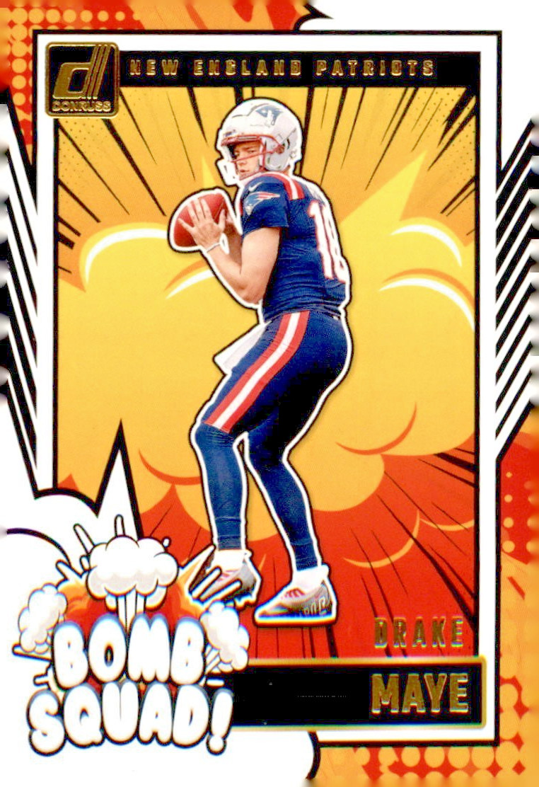 2024 Panini Donruss Bomb Squad Drake Maye Rc #28 2024 Panini Donruss Bomb Squad Drake Maye Rc #28