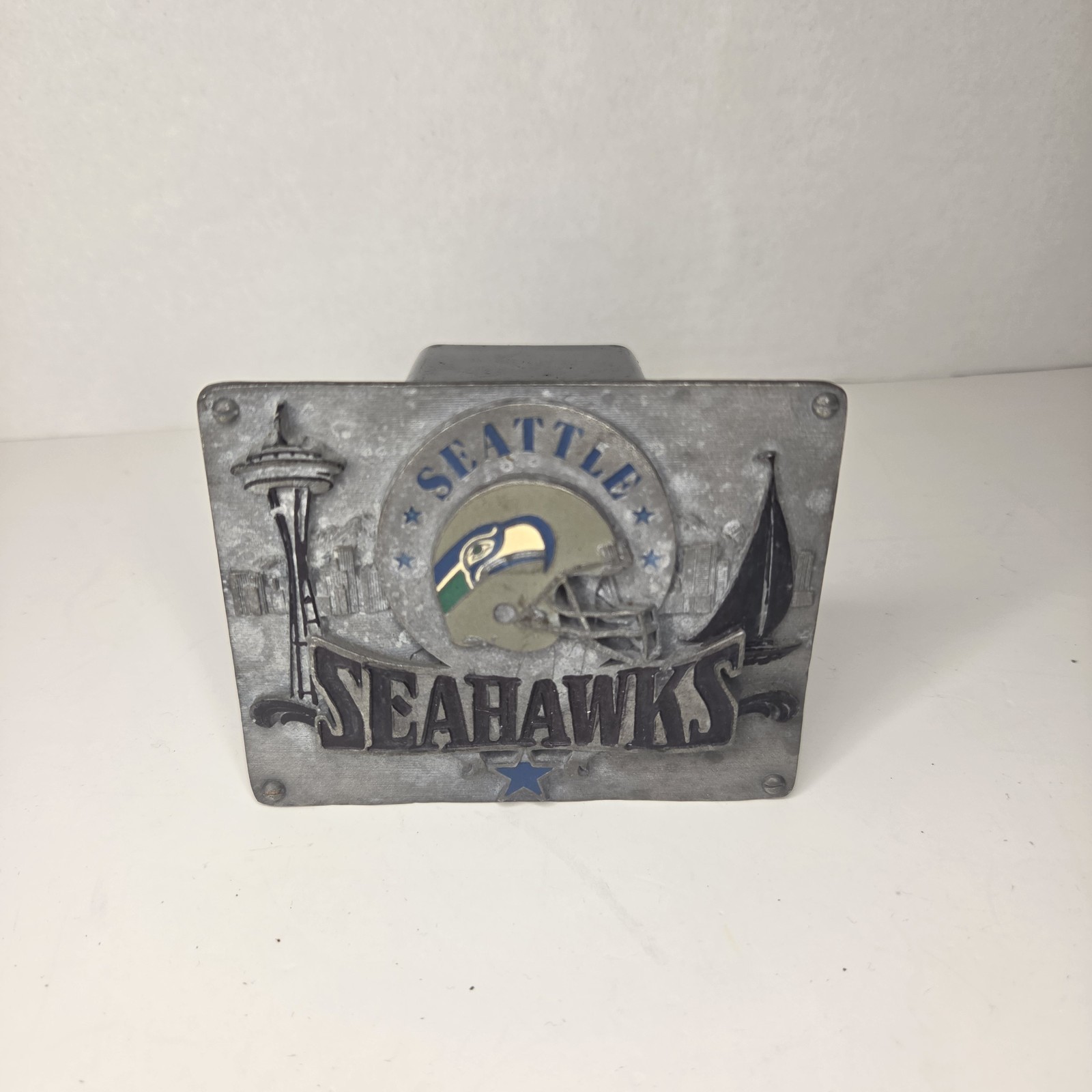 VTG Seattle Seahawks Trailer Hitch Cover NFL VTG Seattle Seahawks Trailer Hitch Cover NFL