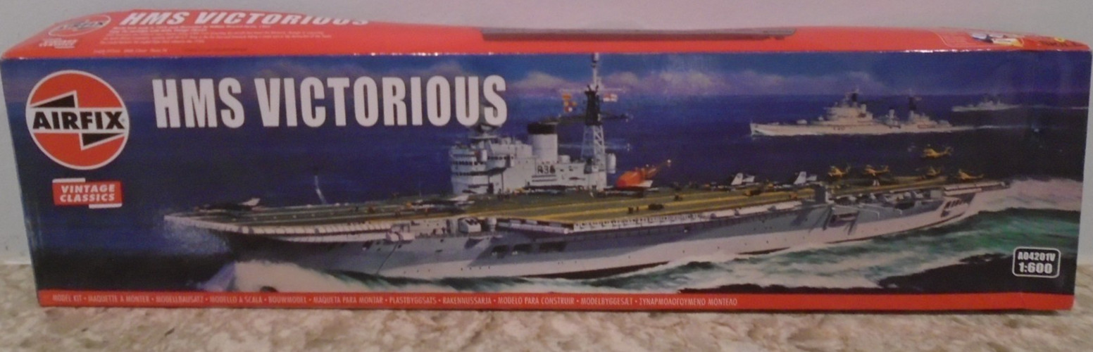 Airfix Products A04201V 1:600 HMS Victorious Warship Model Kit NEW IN DAMAGED BX Airfix Products A04201V 1:600 HMS Victorious Warship Model Kit NEW IN DAMAGED BX