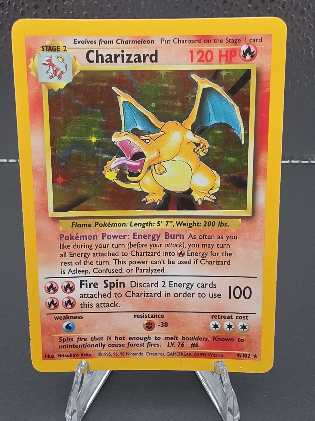 Charizard 4/102 Base Set Holo