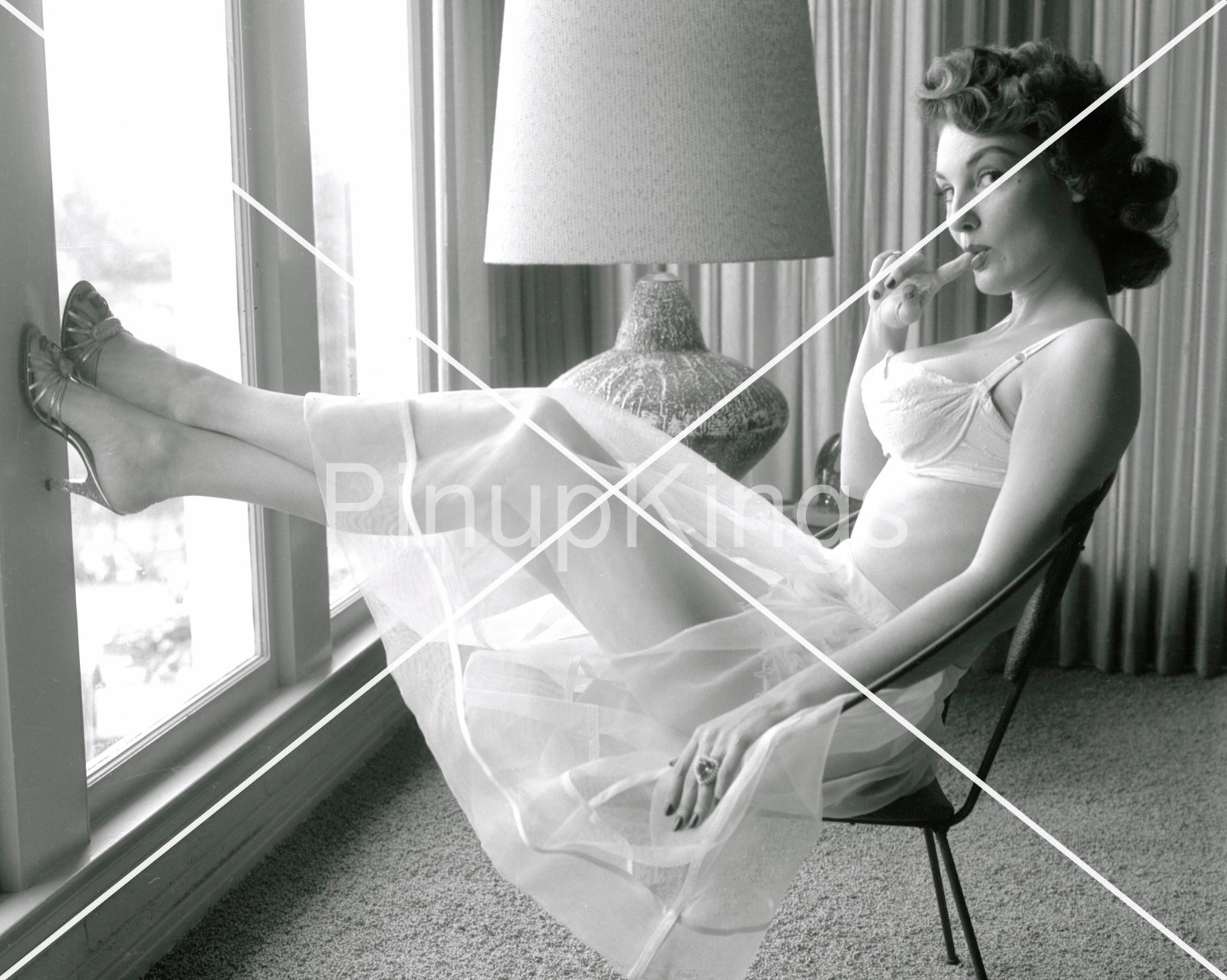 8x10 Photo Art 1950s Reprint Publicity Busty Art Posed Actress Allison Hayes 4