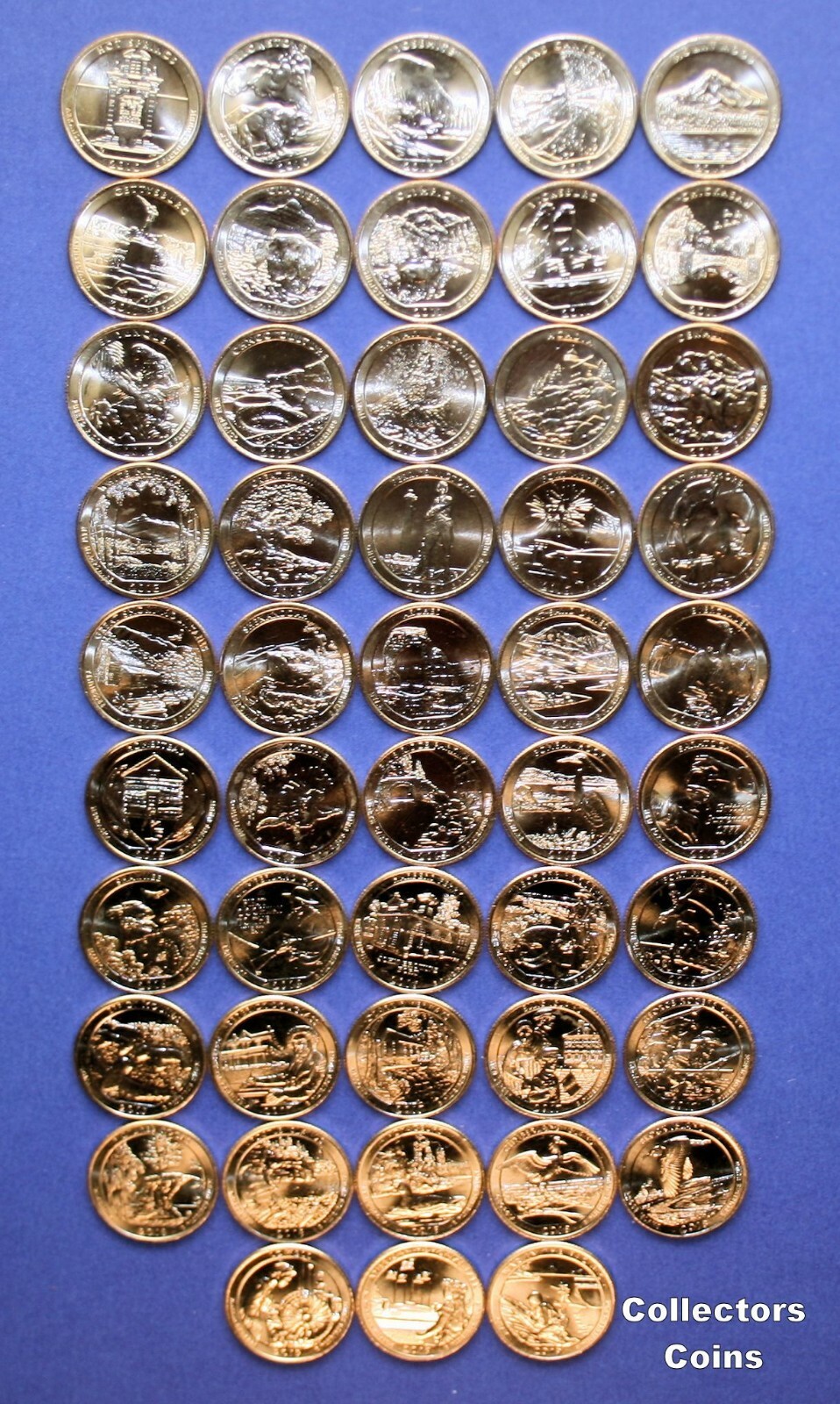 2010 - 2021 ATB National Park 112 P&D Uncirculated Quarter COMPLETE Set