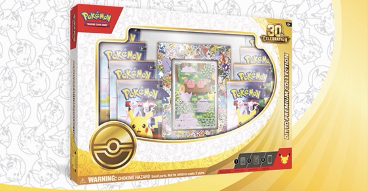 Pre-sale Pokémon 30th Celebration Ditto Premium Collection English - Ships 11/07 Pre-sale Pokémon 30th Celebration Ditto Premium Collection English - Ships 11/07