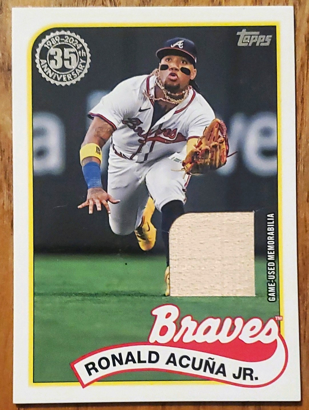 Topps 2024 Update 1989 Relics Ronald Acuña Jr. Braves 89RU-RA