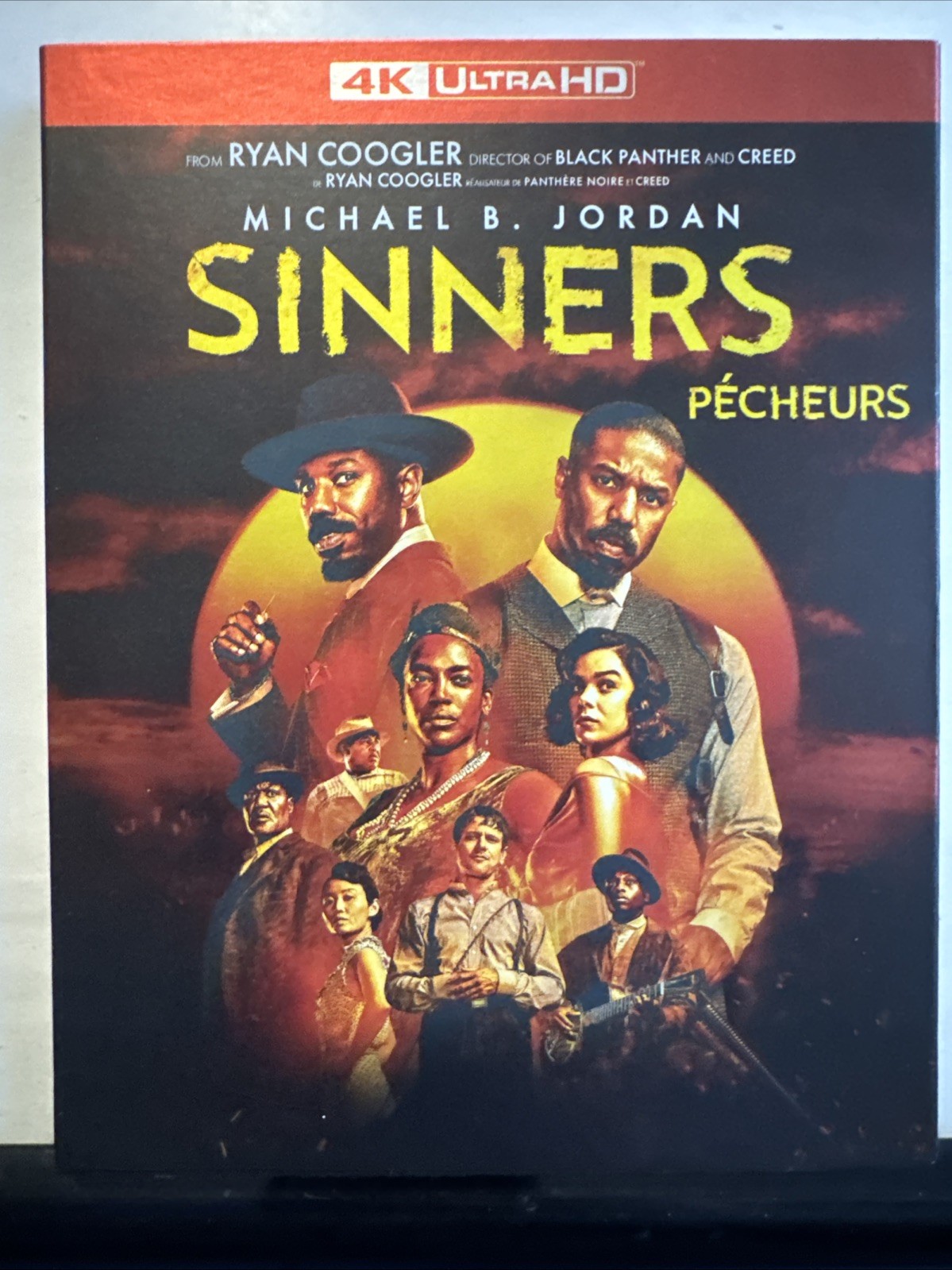 Sinners (4K UHD, 2025) With Slipcover - Michael B Jordan Brand New Sealed OOP