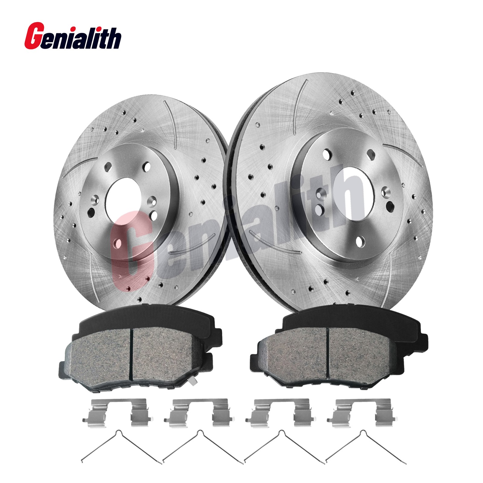 11.8in Front Disc Rotors + Ceramic Brake Pads for 2003 2004- 2008 Honda Pilot