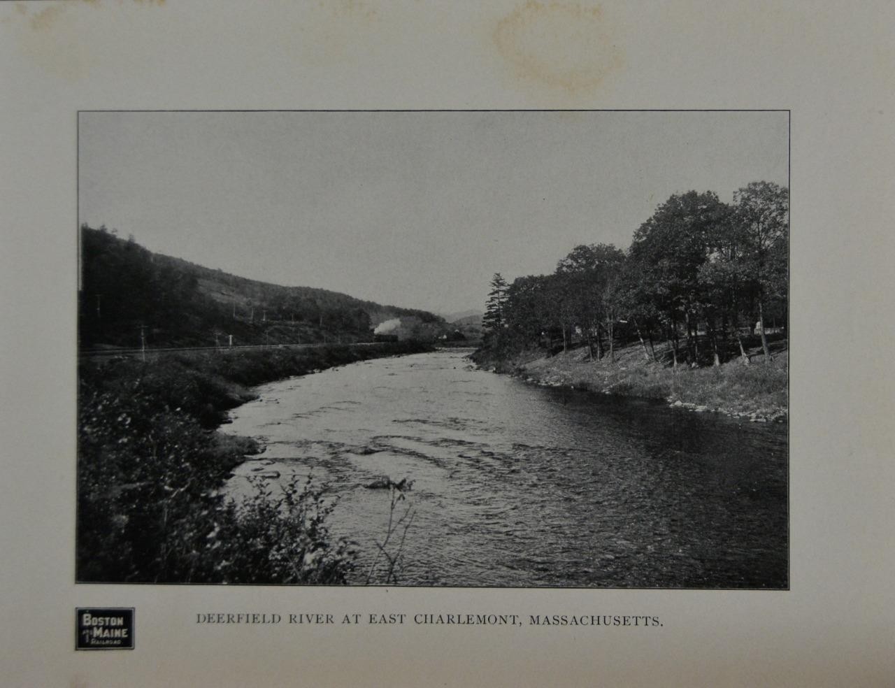 Antique Charlemont Massachusetts Art Print 1902 Boston & Maine Rail Road