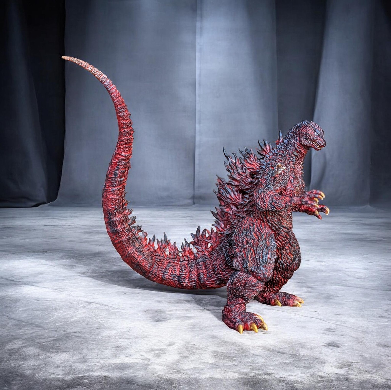 Custom X-Plus Sakai Godzilla Completed Kit - Shin Variant From Iconick Repaints